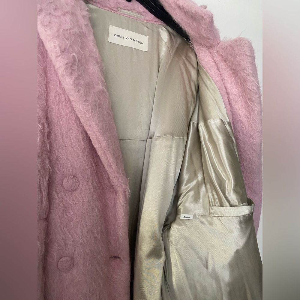 Dries Van Noten Oversized Brushed Wool-Blend Coat — Runway Edition Size M $3715 - Picture 11 of 11